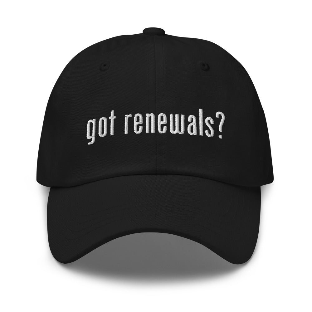 Got Renewals? Dad hat (W/ Logo)